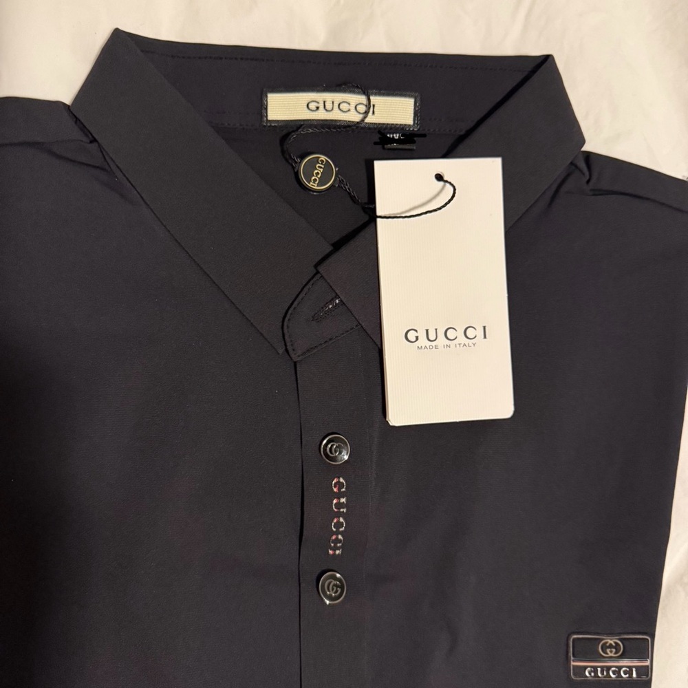 Gucci Men's Black Polo